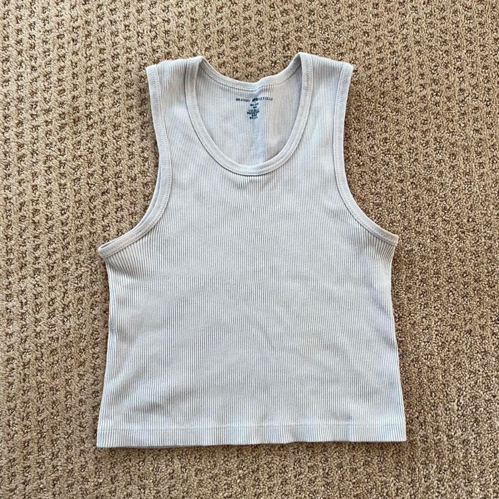 Brandy Melville Ribbed Scoop Neck Tank